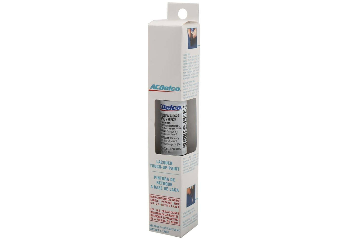 ACDelco GM Original Equipment 19367652 Summit White/Olympic White (wa8624) Four-In-One Touch-Up Paint - .5 oz Pen