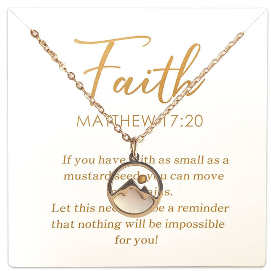 XULAVA Christian Gifts Mustard Seed Necklace for Women,Move Mountains Shell Necklaces Christian Faith Jewelry for Women...