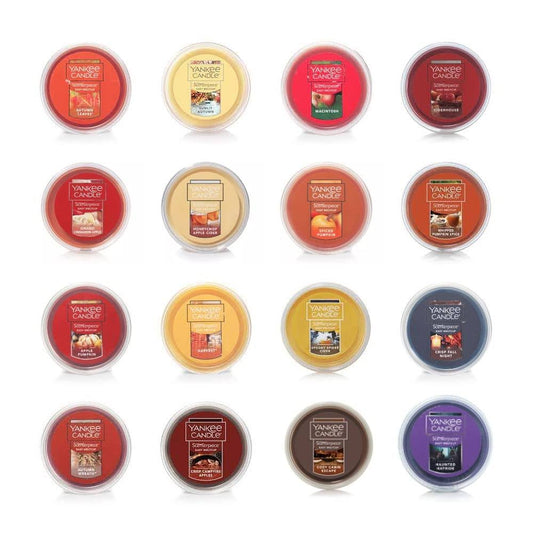 Yankee Candle Scenterpiece Easy MeltCups — Set of 4 Random Scent Sampler (Fall/Autumn)