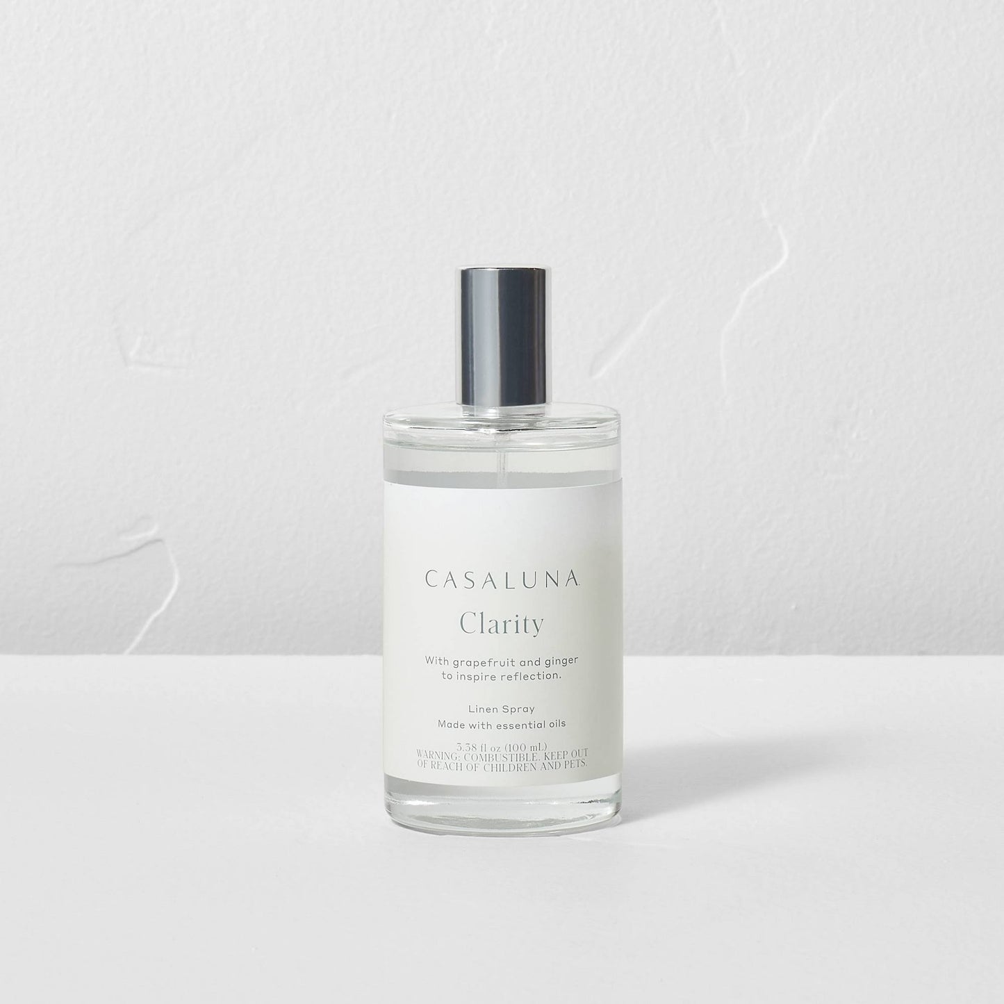 3.38floz Clarity Core Linen Spray White - Casaluna