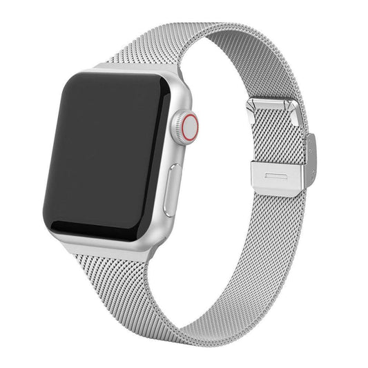 Aere Elegant Slim Steel Apple Watch Band Stainless Steel Strap Suitable For All Apple Watches