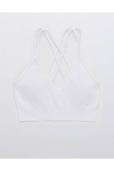 Aerie Seamless Strappy Padded Bralette Womens