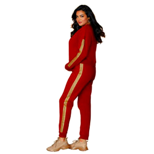 Womens K Jordan Rhinestone Jogger Set