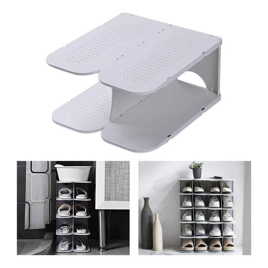 Acpop Shoe Slots Organizer Adjustable Shoe Rack,Better Stability Shoe