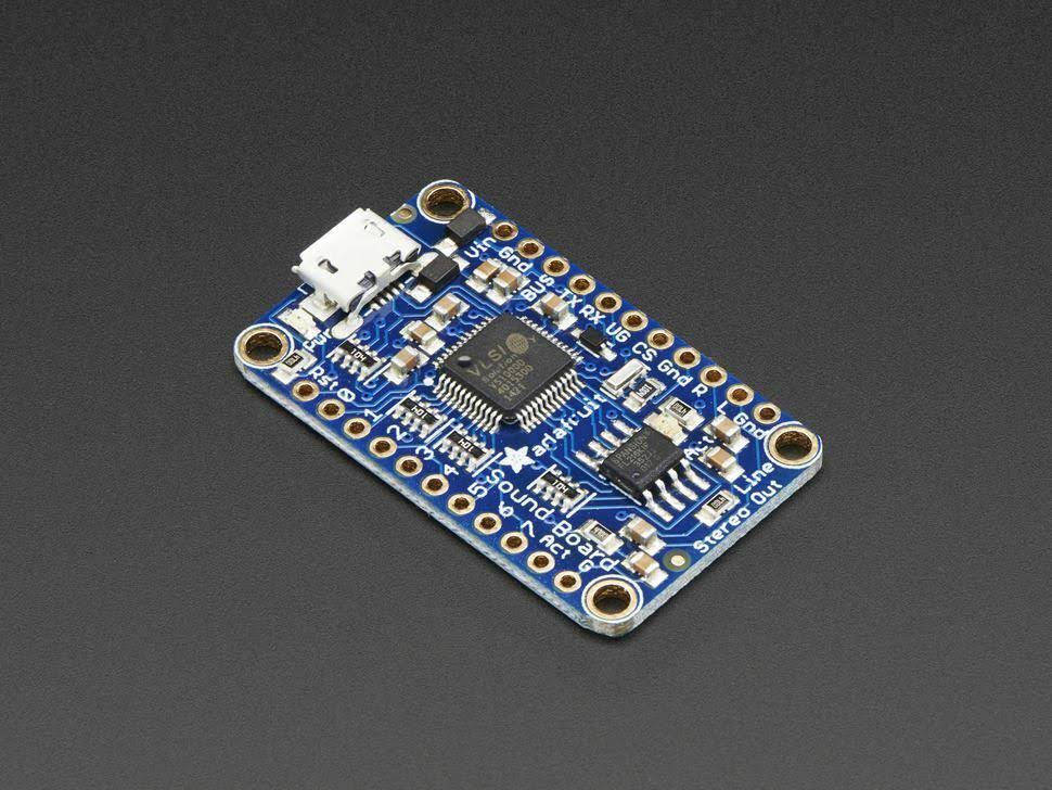 Adafruit Audio FX Mini Sound Board - WAV/OGG 16MB Flash [Ada2341]