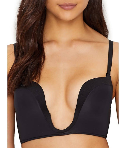 Wonderbra Ultimate Plunge Underwire Bra Black 32D Womens