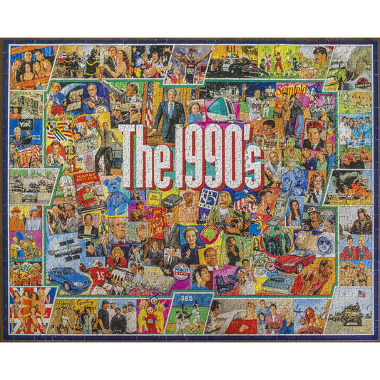 White Mountain Puzzles The 1990s - 1000 Piece Jigsaw Puzzle