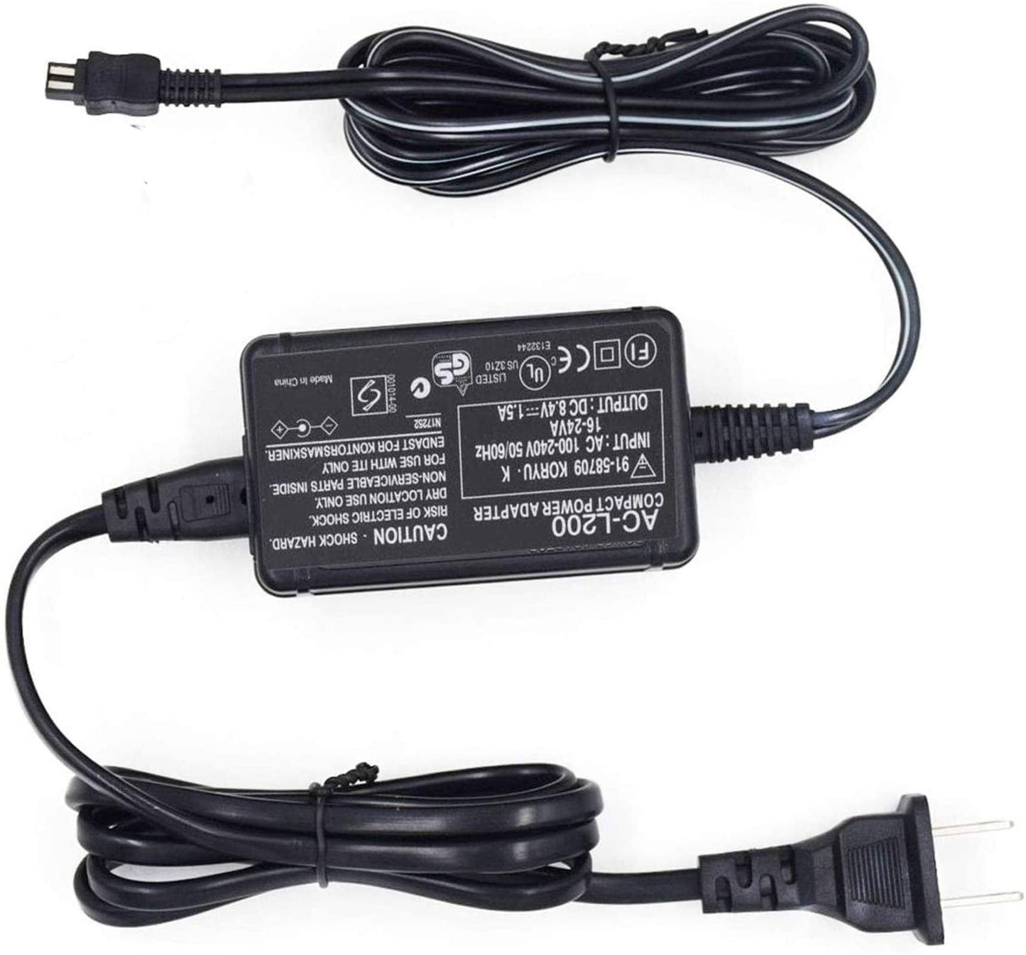 AC-L200 AC Power Adapter Charger for Sony Handycam Dcr-sx40, DCR-SX41,DCR-SX44,DCR- SX45,DCR-SX60,DCR-SX63,DCR-SX65,SX83,SX85,DCR-SR42,DCR-SR45