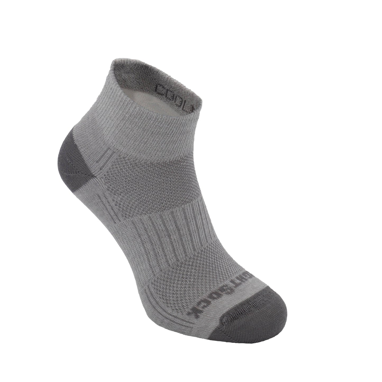 Wrightsock Coolmesh II Socks - Grey - Large - Quarter