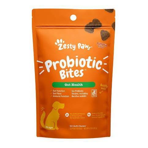 Zesty Paws Probiotic Bites for Dogs