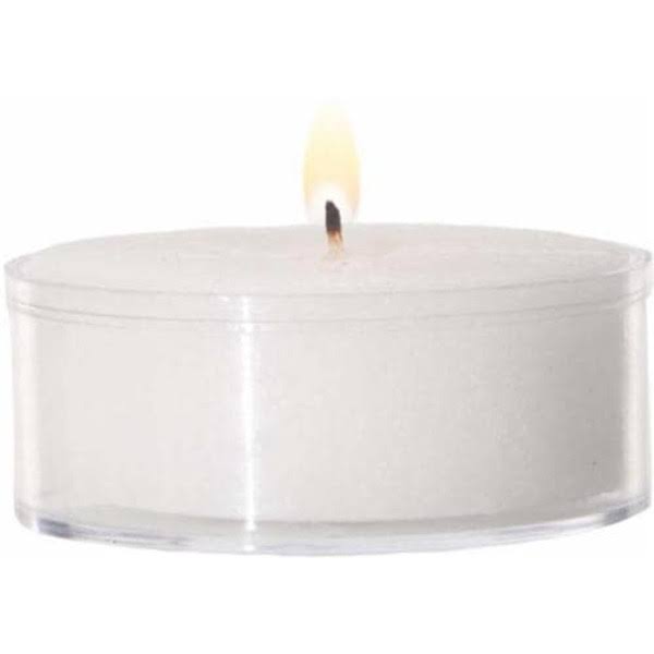 Yummi 5 Hour Unscented Clear Cup Tealight Candles - 50 per Pack