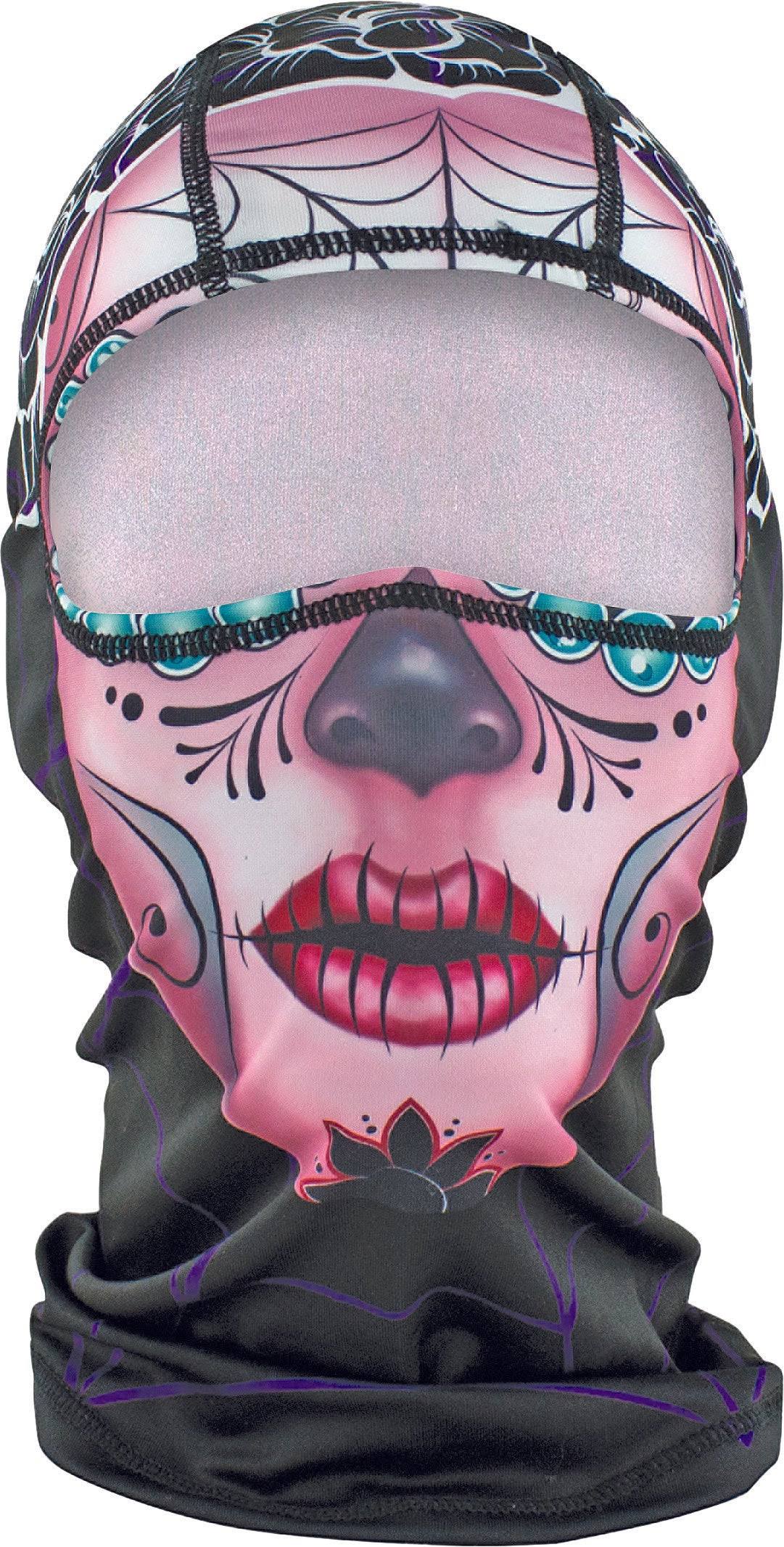 Zan Balaclava Polyester Sugar Skull