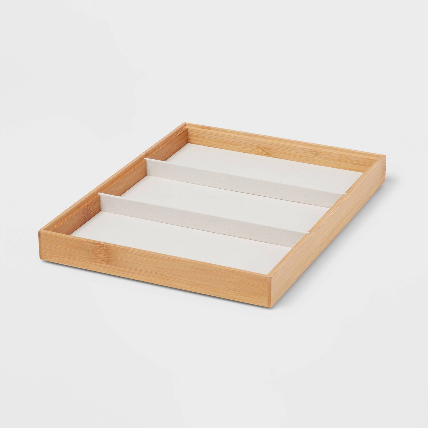 9 x 12 Stackable Bamboo Accessory 25 Section Tray - Brightroom