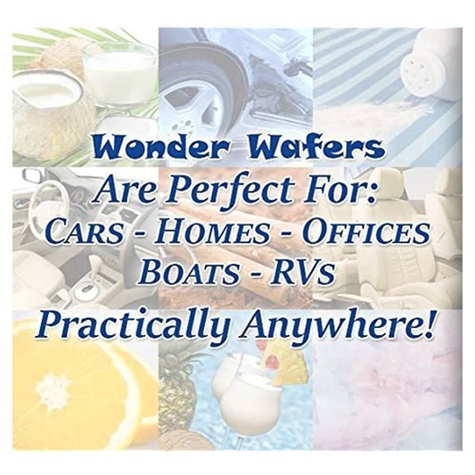 Wonder Wafers 25 ct Individually Wrapped New Leather Air Fresheners