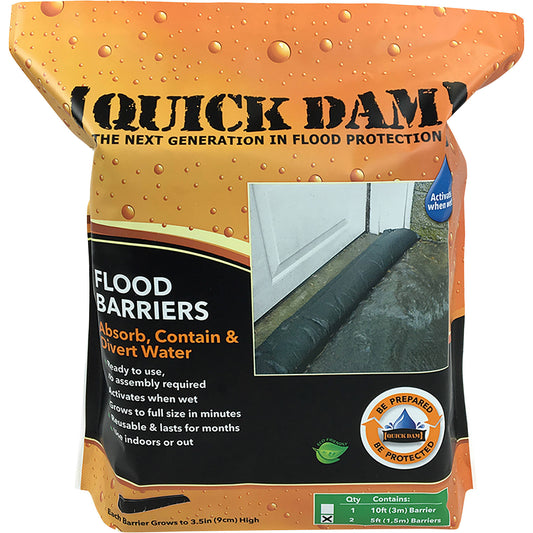 Absorbent Specialty Products Quick Dam Expanding Flood Barrier - 2 pack