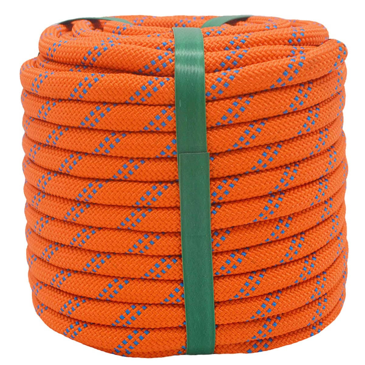 YUZENET Braided Polyester Arborist Rigging Rope (3/8 inch x 50 Feet) High Strength Outdoor Rope for Rock Climbing Hiking Camping Swing, ArmyGreen