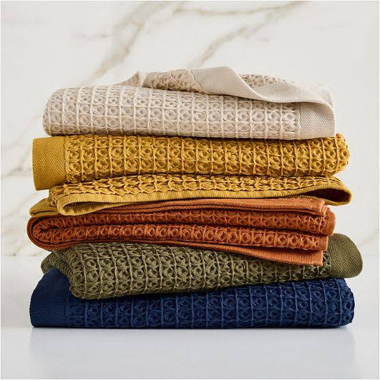 West Elm Plush Waffle Towel