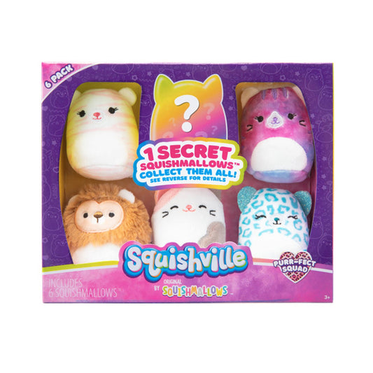 6pk Squishville Purrfect Squad