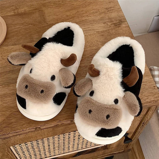 Womens Cow Slides Original Best Cow Slippers