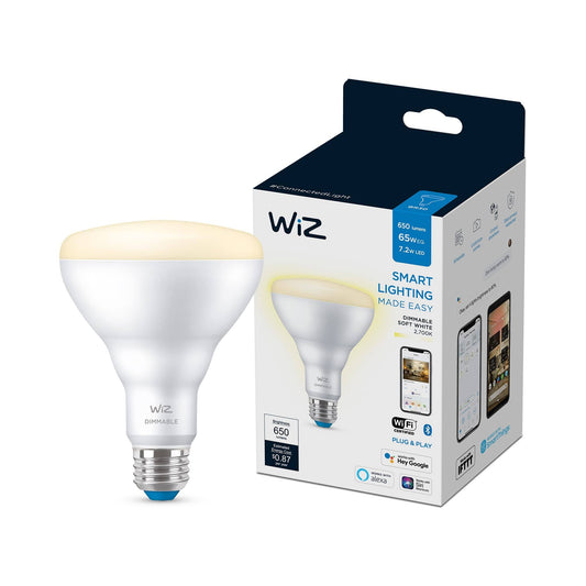 Wiz - BR30 Wi-Fi Smart LED Bulb - Tunable White