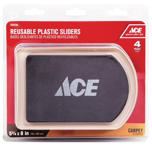 Ace Furniture Slider Pad, 5.5 x 8 - 4 pack