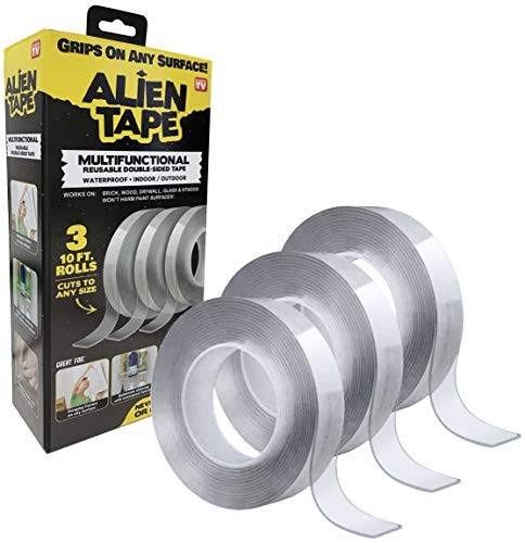 Alien Tape 3-Pack 4.7-in x 10-ft Double-Sided Tape in Clear | 7087