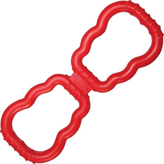 (Medium) - Kong Tug Toy Dog Toy, Red