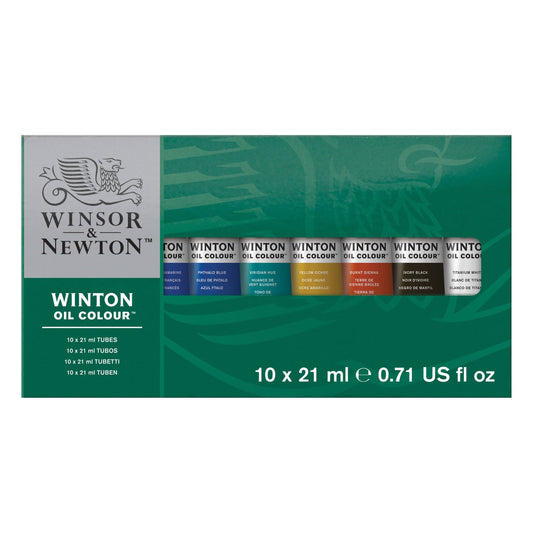 Winsor & Newton Winton Oil Color Set (6 Colors, 21mL)