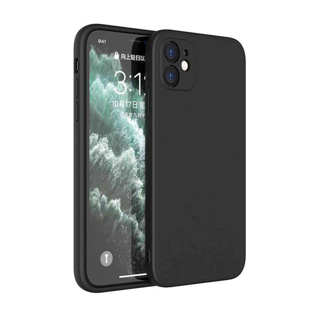 ZEZHOU Liquid Silicone Case Compatible with iPhone 12 6.1 inch, Anti Scratch & Fingerprint, Microfiber Lining Shockproof Full Body Covered Slim Soft Gel