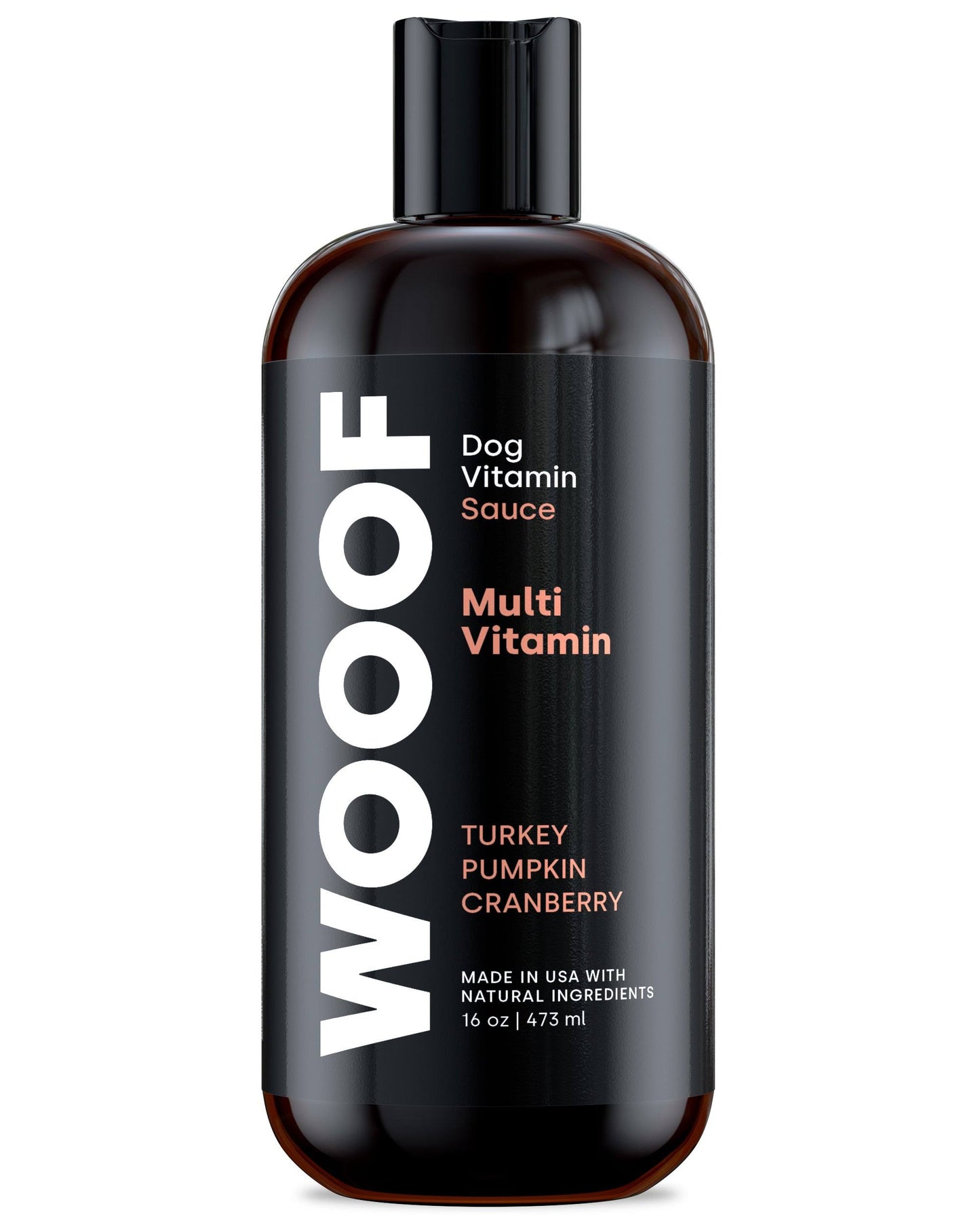 WOOOF dog Multivitamin Sauce. All-In-One dog vitamin supplement. Over 25 Vitamins & Nutrients