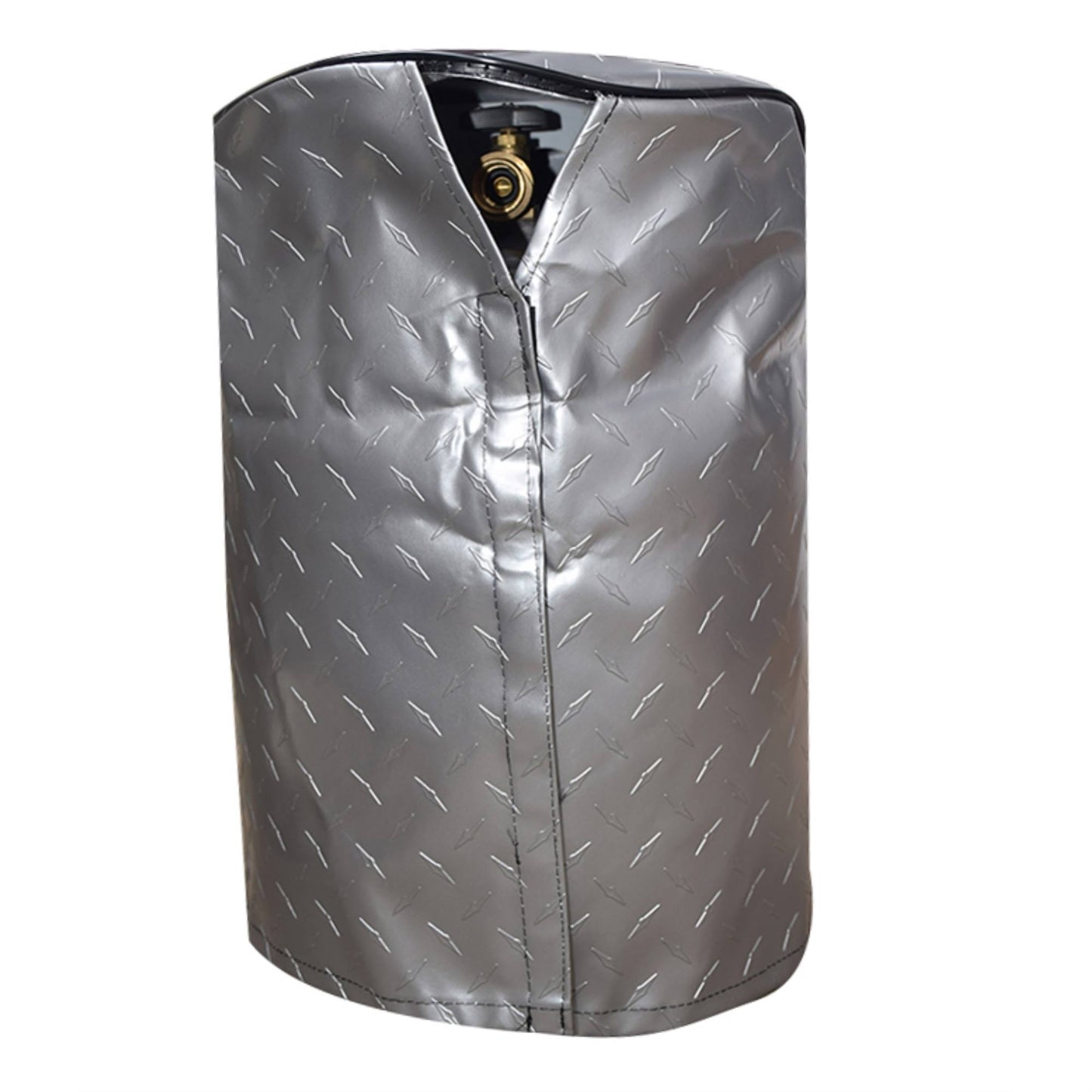 Adco Single 20 Vinyl Propane Tank Cover, Diamond Plated