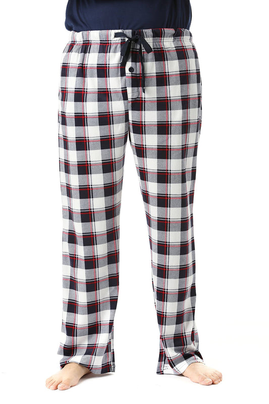 #followme 45902-1A-XXL Polar Fleece Pajama Pants for Men/Sleepwear/PJs, Red Buffalo Plaid, XX-Large