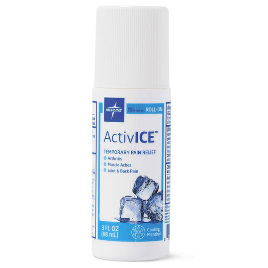 ActivICE Topical Pain Reliever Roll On, 3-oz.