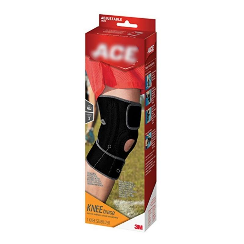 Ace Knee Brace with Side Stabilizers Adjustable