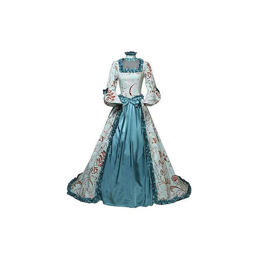 Womens Marie Antoinette Victorian Dress 18th Century Medieval Civil War Ball Gown Southern Belle Costume