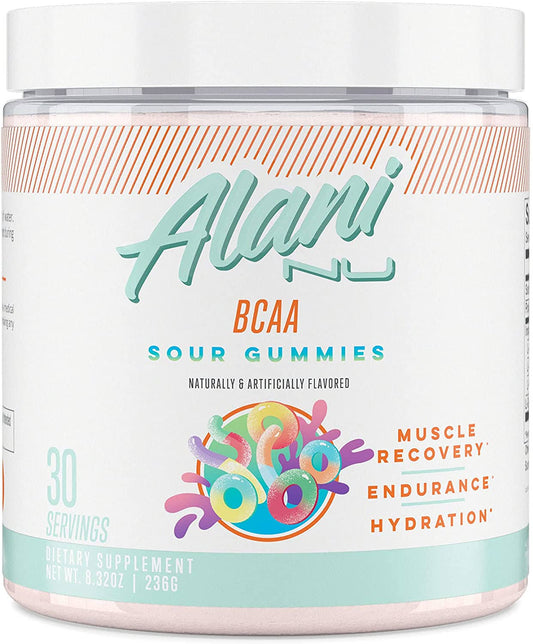 Alani Nu BCAA, Sour Peach Rings - 8.57 oz