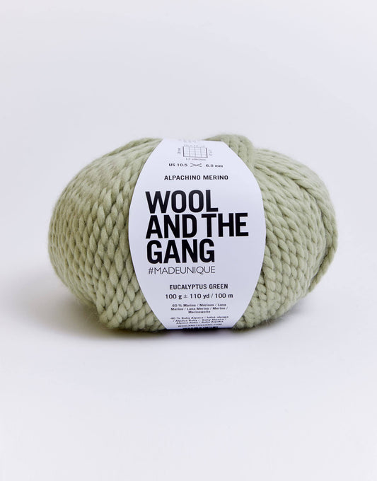 Wool & The Gang - Alpachino Alpaca & Merino - Eucalyptus Green