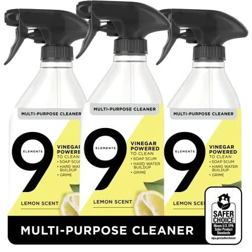 9 Elements, Multi-Purpose Cleaner, Lavender, 18 fl oz (532 ml)