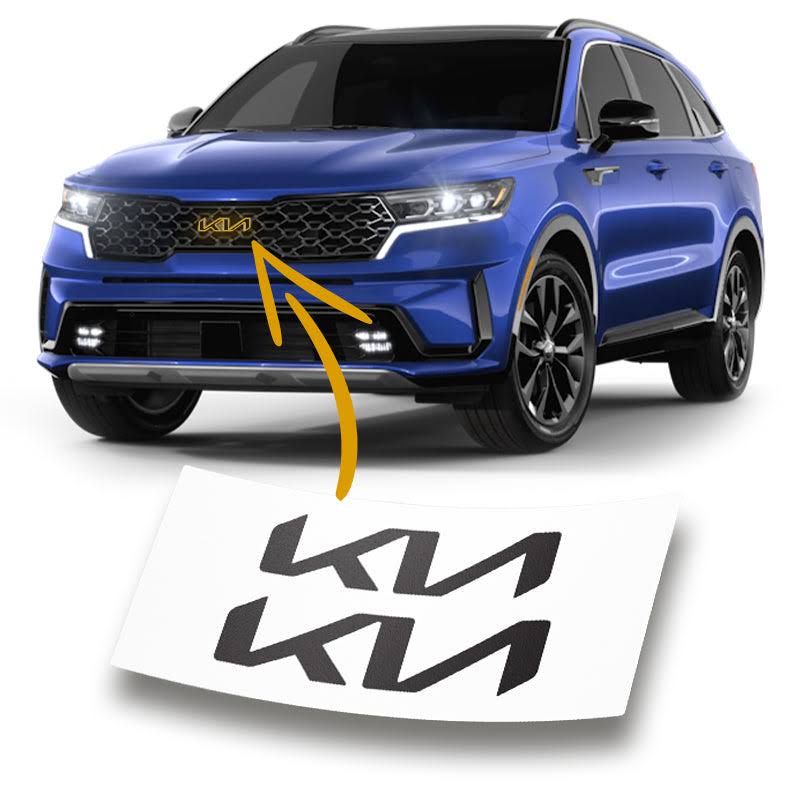 2022+ Kia Sorento Emblem Overlays