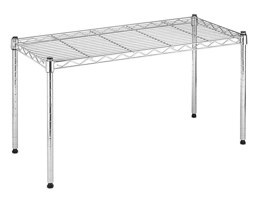 Whitmor Commercial-Grade Steel Supreme Wide Stacking Shelf, Chrome