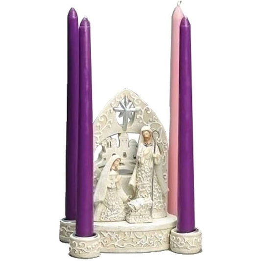 Advent Candleholder-Holy Family (7H)