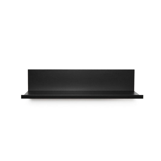 12 No Stud Needed Floating Shelf Black - Simple Mount