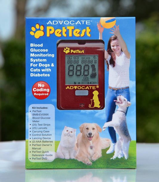 Advocate PetTest Blood Glucose Monitoring System Kit