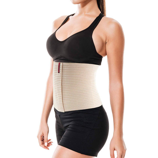 10.25 Abdominal Binder for Men and Women - Beige, S/M