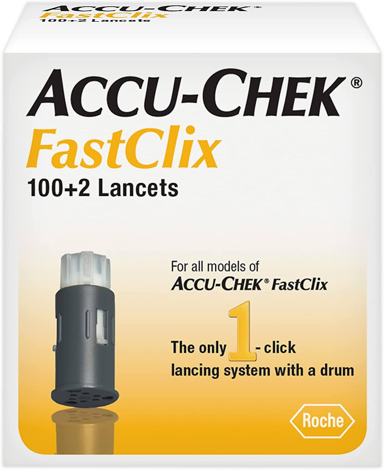 Accu Chek Fastclix Lancets - 102 lancets