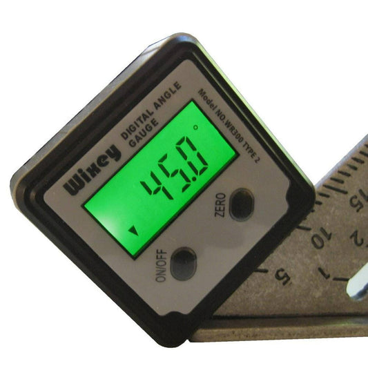 Wixey WR300 Type 2 Digital Angle Gauge with Backlight