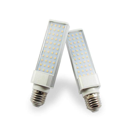 A Plus LED Bulbs for Grow Light for Indoor Plants, Sun Light, 44 LEDs of 17W (50W Fluorescent Bulbs Equivalent), 2 Pack