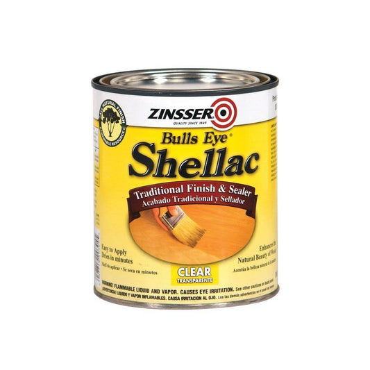 Zinsser Bulls Eye Shellac, Clear - 1 qt can