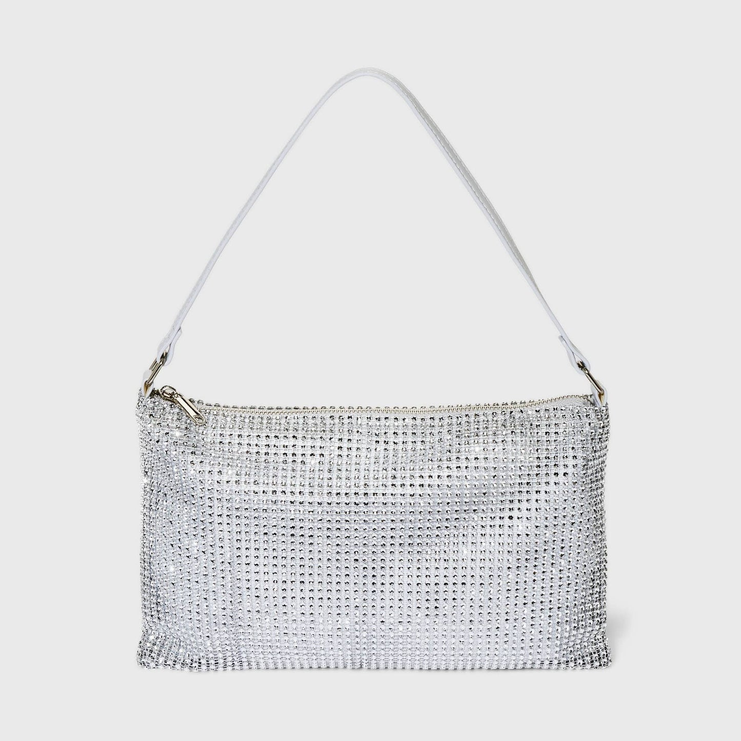 Wild Fable Womens Rhinestone Mesh Shoulder Bag