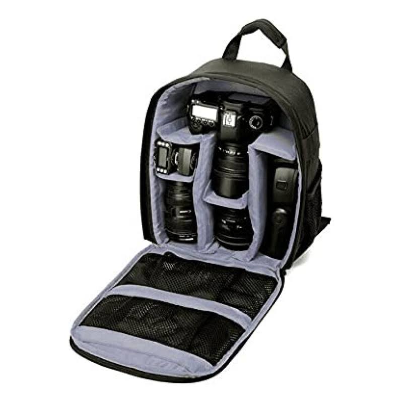 Winvin Waterproof SLR/DSLR Camera Backpack Shoulder Bag Travel Case for Canon Nikon Sony Digital Lens (Green)